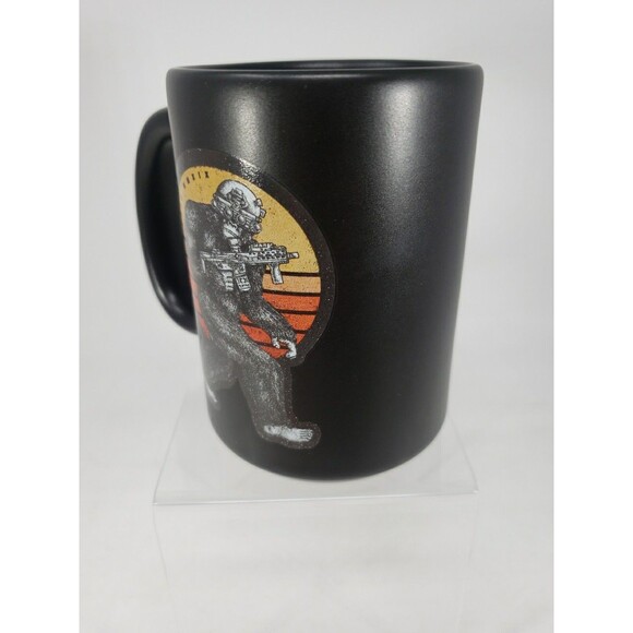 Black Rifle Coffee Company Mug Made in USA Large 15 oz BRCC Big Foot Sasquatch - Picture 4 of 14
